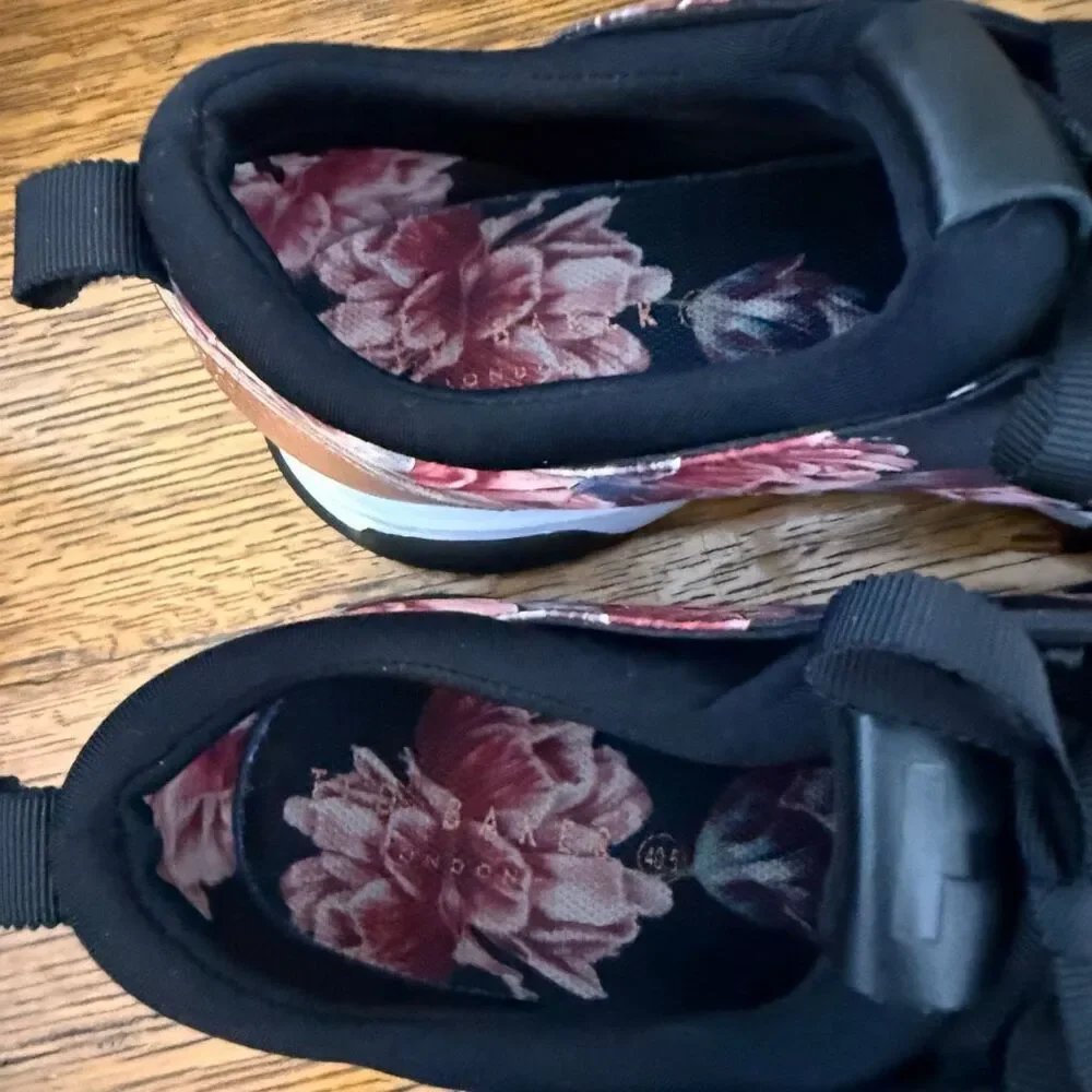 Ted Baker Tranquility Cepap 2 Sneakers Sz 9.5/10 Chic, Boho, Artsy